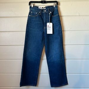 LEVIS Wellthread RIBCAGE STRAIGHT JEANS Size 28